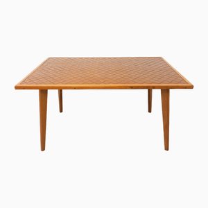 Rectangular Wooden and Ceramic Dining Table, 1960s