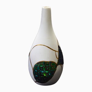 Kintsugi Et Vert Vase by Myriam Greff