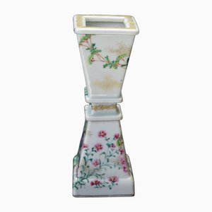 Kintsugi Gu Vase with Floral Decor by Myriam Gref