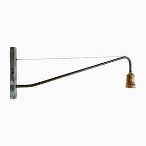 French Cast Iron Wall Work Light in style of Jean Prouvé