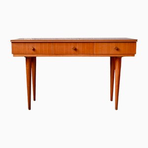 Scandinavian Modern Desk or Console with Drawers, 1960s