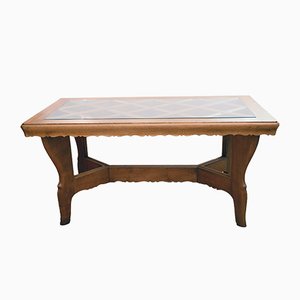 Handmade Solid Oak Table from Atelier Borsani, 1940s