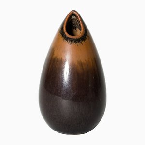 Modernist Stoneware Gnurgla Vase by Stig Lindberg for Gustavsberg, 1950s