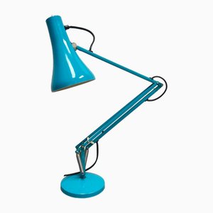 Vintage Turquoise Blue Anglepoise Table Light by Herbert Terry