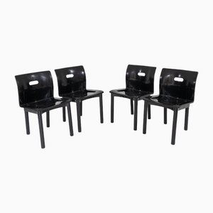 Chairs Mod 4873 by Anna Castelli Ferrieri for Kartell, 1980s, Set of 4