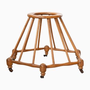 Girello vintage in faggio, anni '50