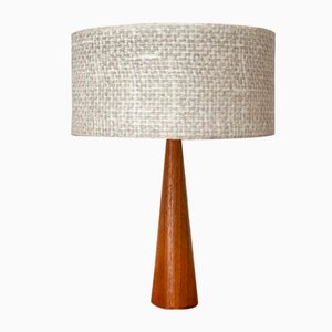 Mid-Century Minimalist Teak Table Lamp, 1960s