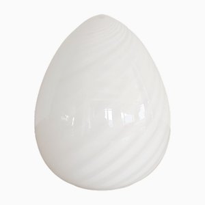 Lámpara de mesa Egg de Murano de vidrio soplado, años 60