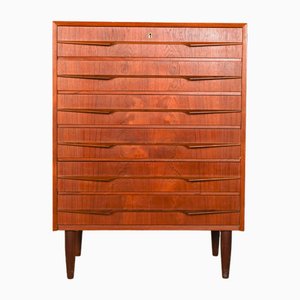 Teak Chest of Drawers, Denmark, 1960s