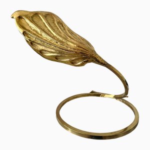Brass Table Lamp by Tommaso Barbi, 1970s