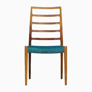 Silla danesa de palisandro de NO Møller para JL Møllers, años 70