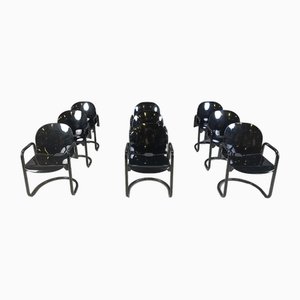 Dialogo Dining Chairs by Tobia Scarpa for B&B Italia / C&B Italia, 1970s, Set of 9