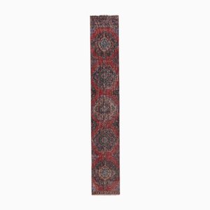 Turkish Red Wool Runner Rug