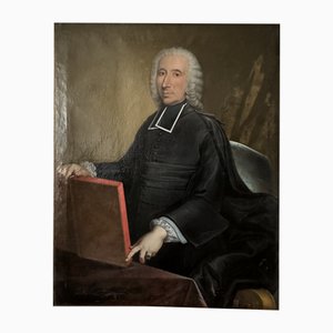 Grande Ritratto di sacerdote, XVIII secolo, Olio su tela