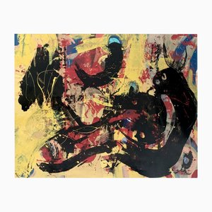 Monika Rossa, Abstraction, 2023, Olio su tela