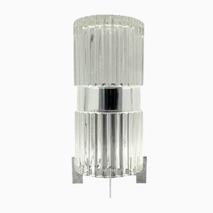 Vintage Italian Glass Table Lamp, 1970s