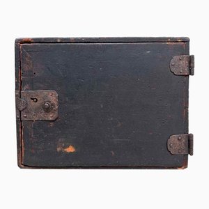 Antique Kake-Suzuri Document Cabinet, Edo Period, Japan