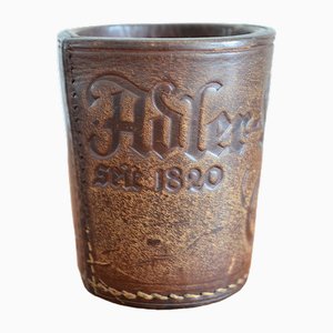 Tasse Puzzle en Cuir par Adler-Korn, 1920s