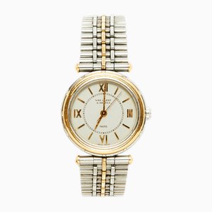 Steel Gold Lady Pierre Arpels Collection Watch by Van Cleef & Arpels, 1985