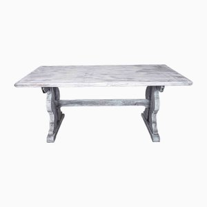 Vintage Weathered Rustic Oak Table