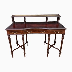 Bureau en Acajou Marqueté par Collinson and Lock, 1885