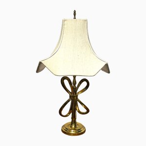 Brass & Fabric Shade Table Lamp