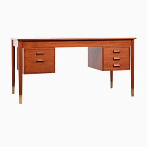 Scrivania Mid-Century in teak di Børge Mogensen per Søborg Møbelfabrik, Danimarca, anni '60