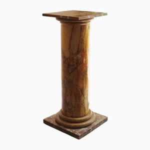 Column in Wood with Marble Effect