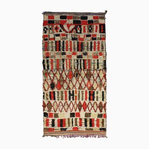 Azilal Multicolored Berber Rug in Wool and Cotton