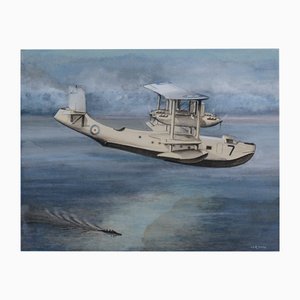 Geoffrey Reeves, Shorts Sincaport Mark 11, 1970s, Watercolor