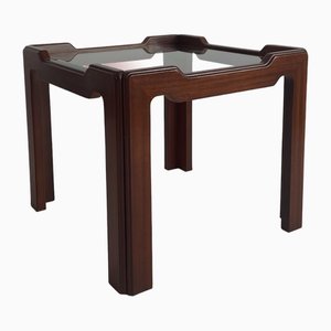 Table Basse/d'Appoint Géométrique Mid-Century avec Plateau en Verre de G-Plan