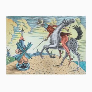Czeslaw Tumielewicz, Don Kichot Attacks, Punta Seca sobre Papel, 2007