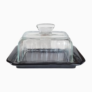 Cheese Dish by A.D. Copier for Royal Leerdam Crystal