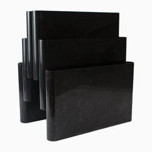 Porte-Revues Modèle 4675 Noir par Giotto Stoppino pour Kartell, Italie, 1970s
