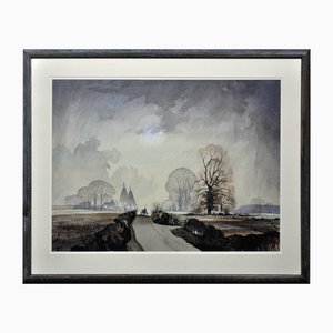 Rowland Hilder, The Weald of Kent, anni '70, Acquarello