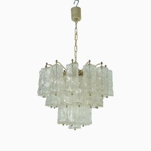 Mid-Century Cortex Murano Glass Chandelier by Toni Zuccheri for Venini, 1960s