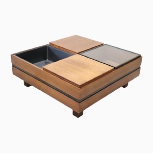 Square Storage Coffee Table by Carlo Hauner for Forma, 1960s