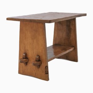 Vintage Yorkshire Adzed Eiche Couchtisch von Gnomeman, 1960
