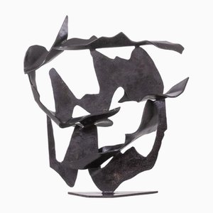 Jean Campa, Scultura astratta, metallo, anni '80