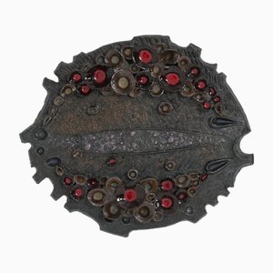 Ceramic Wall Sculpture by Amphora, 1970s