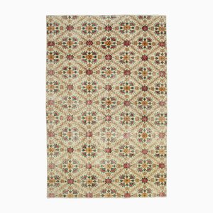 Türkischer handgeknüpfter Boho Teppich