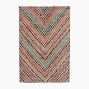 Türkischer handgeknüpfter Boho Teppich