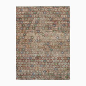 Türkischer handgeknüpfter Boho Teppich