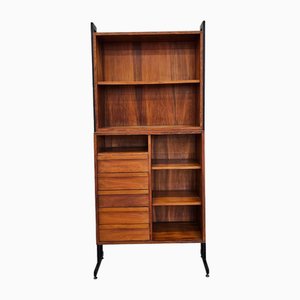 Mid-Century Modern Bookcase in Walnut, Denmark, 1960s