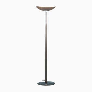 Lampada da terra vintage in vetro di Artemide, anni '80