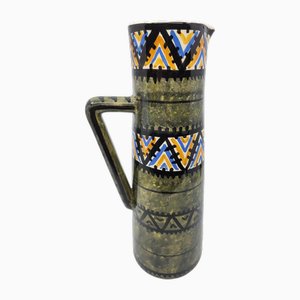 Kercy Quimper Jug in Ceramic ​​by Simone Carrié, 1950