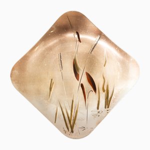 Brass Painted Wall Plate from WMF, 1950s