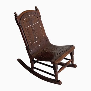Antique Children's Bentwood Rocking Chair, 1900s