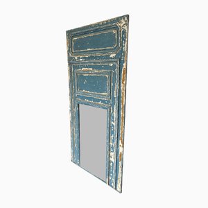 Antique Blue Trumeau, 1890s