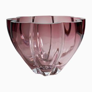 Crystal Glass Bowl from Seguso, 1980s